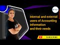 Internal vs ExternalUsersofAccounting Information|Meaning,Differences&amp;Their InformationNeeds 📊🏦---📝 