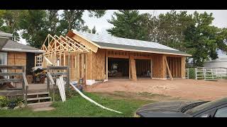 Finishing the garage and on to the house!