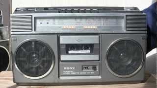 Sony CFS-65S Stereo Cassette AM-FM Shortwave SW1 SW2 Line in out Radio Recorder Boombox