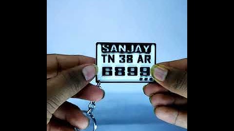 Bike Keychain 3D Printed