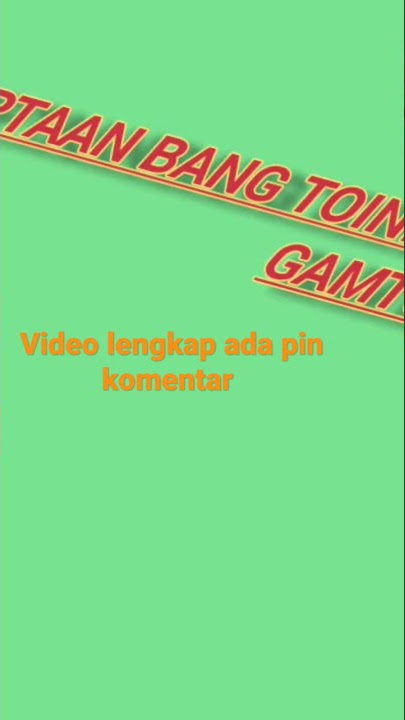 MENAHAN TANGIS CIP.BANG TOINK