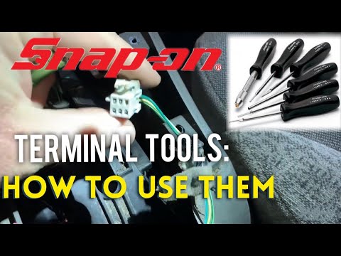 Snap On Terminal Tool : How To Unpin Electrical Connectors and Messed Up Wiring Jobs