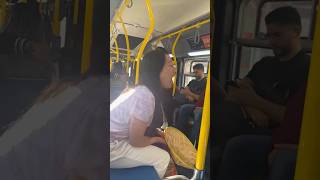 Woman barks at man for playing music without headphones on the Muni bus