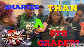 ARE YOU SMARTER THAN A 5TH GRADER (PART 2) | HIGHSCHOOL EDITION | PUBLIC INTERVIEW