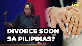 Absolute divorce bill pasado na sa third and final reading sa Kongreso