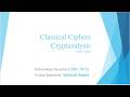Cryptanalysis - Caesar cipher - Brute force - Frequency Analysis - Computer Science
