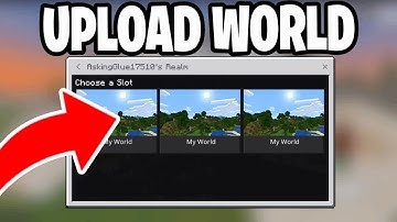 How To Upload World To Realms Minecraft Bedrock! - Tutorial