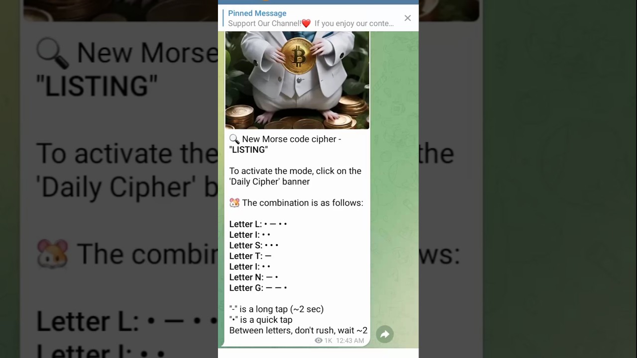 17 September Daily cipher code hamster kombat