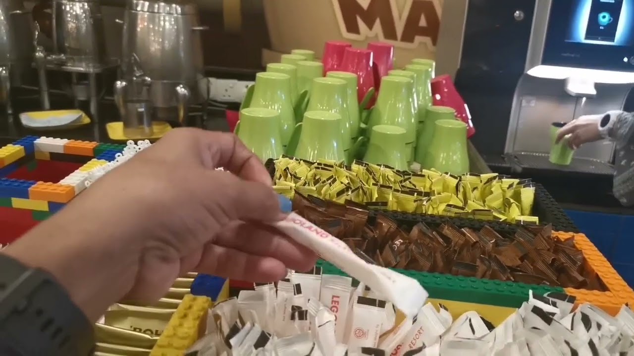 Unlimited free breakfast at Lego land hotel bricks Malaysia 