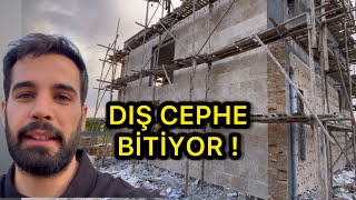 İNŞAATIN DIŞ CEPHESİ BİTMEK ÜZERE  Harika Oluyor !