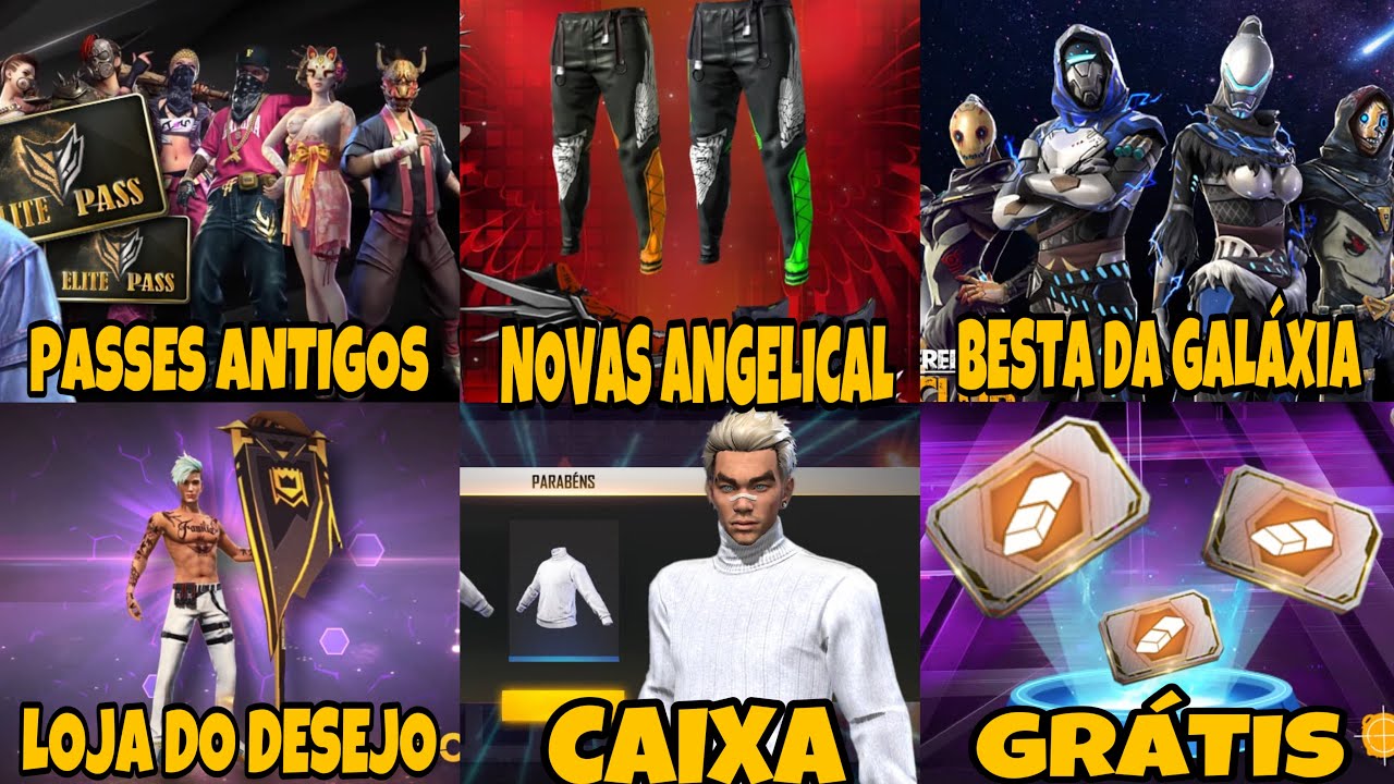 Free Fire, Calça Angelical, Passe Antigo