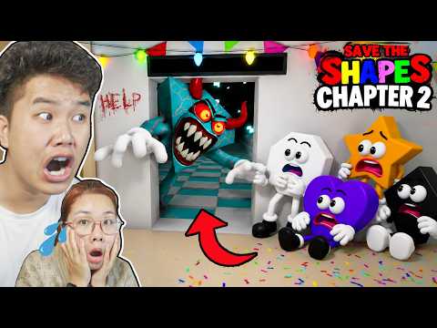 Hãy Giải Cứu Các Khối Hình Học Khỏi Quái Vật !!! Save the Shapes Phần 2
