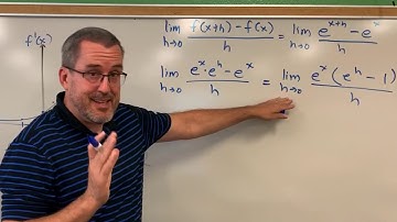Making Sense of Derivatives: Exponential Growth Function, eˣ (Dr. Scott Adamson)