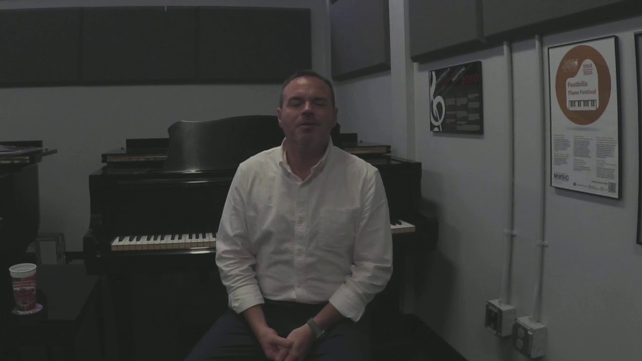 Dr. Jeremey Benson Discusses his Piano Background