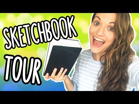 MY SUPER BIG SKETCHBOOK TOUR // I Filled my Sketchbook in 45 Days // 2017