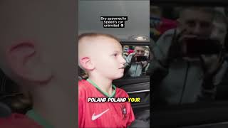 Celebrity POV : Random kid just chillin' in Speed’s car💀😂 #ishowspeed #bosnia #irl #ishowspeedshorts Profile