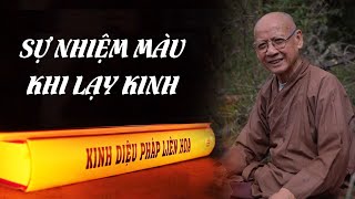 Thây Huyền Diệu Hướng Dẫn Cách Lạy Kinh Pháp Hoa Chuẩn, Sự