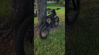 odi grips and upgraded throttle #automobile #sunsetride #surron #lbx #bikelife