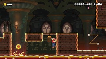 Meteors in the castle  [Gio22] by Gio22 - Super Mario Maker - No Commentary 1bv