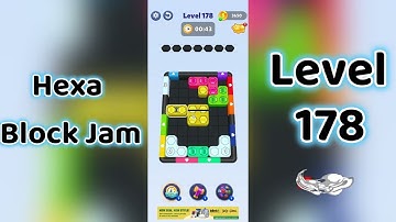 🎮 Hexa Block Jam Level 178 Walkthrough | Easy Tips to Win | Go Answer