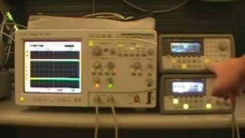 Synchronizing Multiple Agilent Function Generators, As an example a 33220A and 33250A