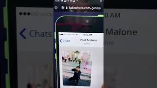 Como simular tener conversaciones en Whatsapp con famosos screenshot 4