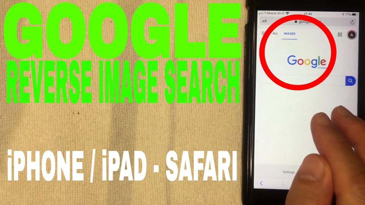 reverse image search on safari iphone