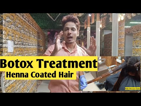 Hair Botox Treatment || Henna Coated Hair Botox Treatment || Hair After Botox