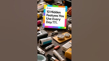 10 Everyday Things With Hidden Purposes (You’ve Been Using These Wrong!) #shorts