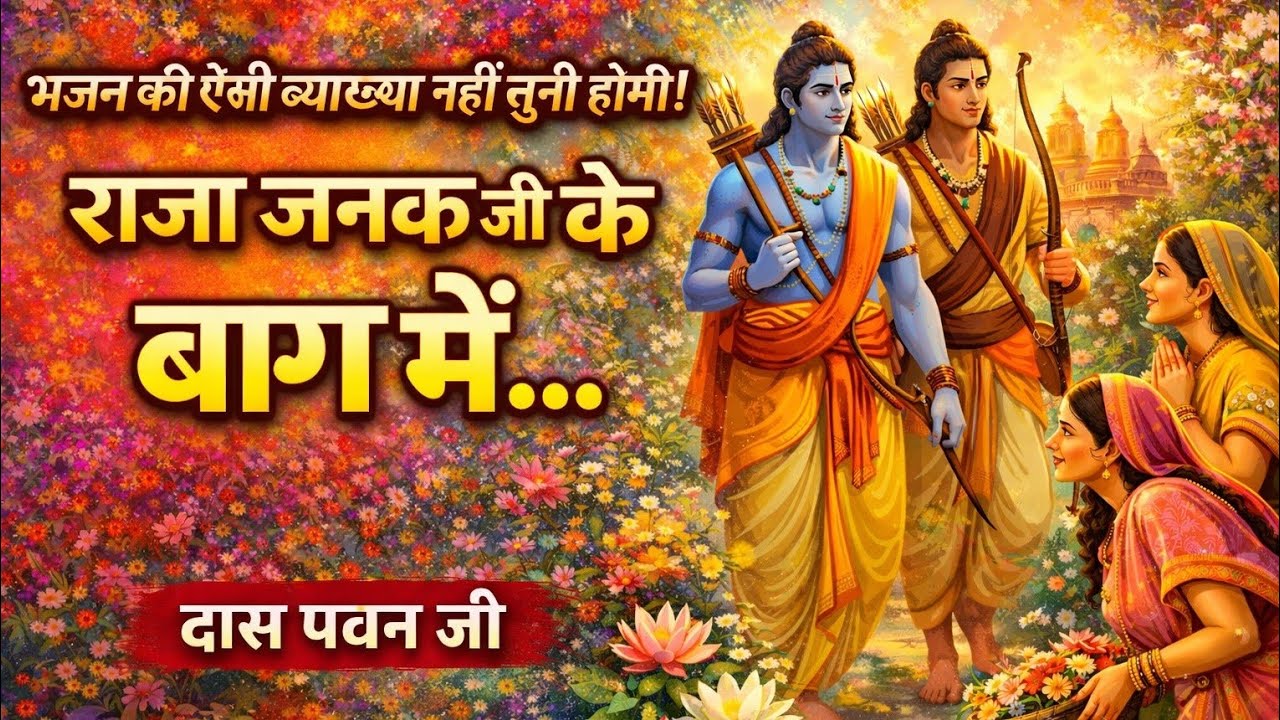 Bhajan-अलबेला रघुबर आयो जी Raja Janak Ji ke Bag me - By Pawan Ji 