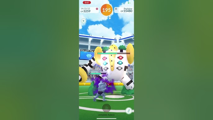 REGIGIGAS DUO WITH MAX LEVEL SHADOW MACHAMPS IN POKEMON GO 