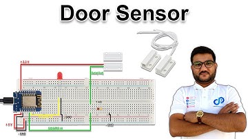 Door Sensor | Magnetic Switch | ESP8266, ESP32 and Arduino | Urdu | Hindi