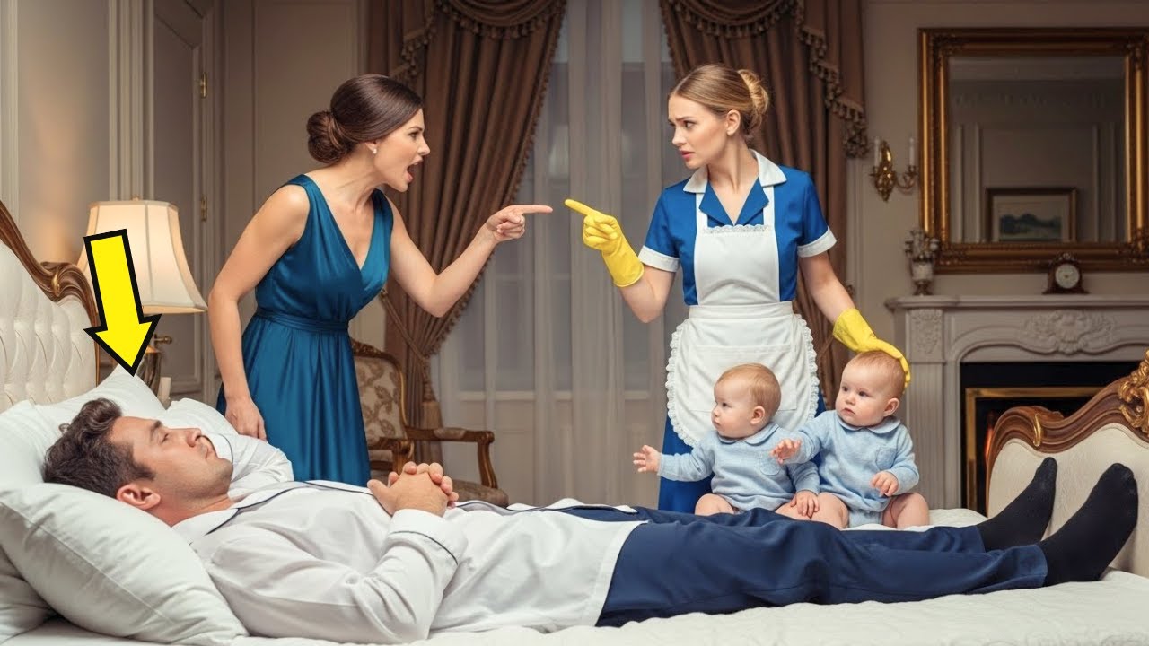 MILLONARIO FINGIÓ UN ACCIDENTE EN CASA CON SU NOVIA Y SUS GEMELOS. HASTA QUE LA EMPLEADA DOMÉSTICA