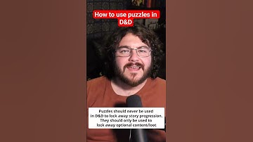 How you should use puzzles in D&D #dnd #dungeonsanddragons #dungeonmaster