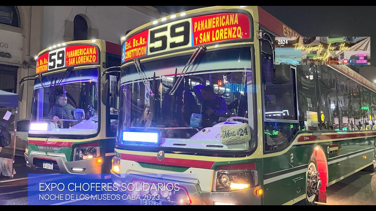 EXPO COLECTIVOS NOCHE DE LOS MUSEOS 2023 (choferes solidarios)