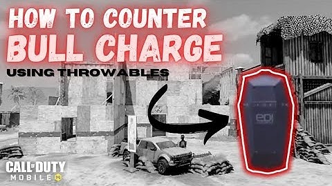 how to counter bull charge with throwables