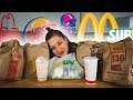 New Fast Food Challenge | She chooses my food