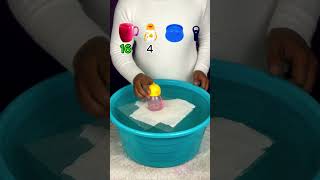 Amazing Water Experiment for Kids 🌈 #satisfying #waterexperiment #toys