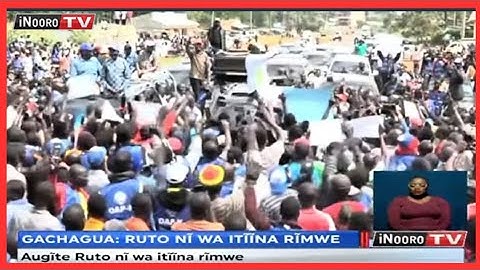 ‘HI COUSINS, RUTO NĨ WA ITĨNA RĨMWE!’; Rigathi Gachagua kũhunjia ndũmĩrĩri ya ‘Wantam’, Busia