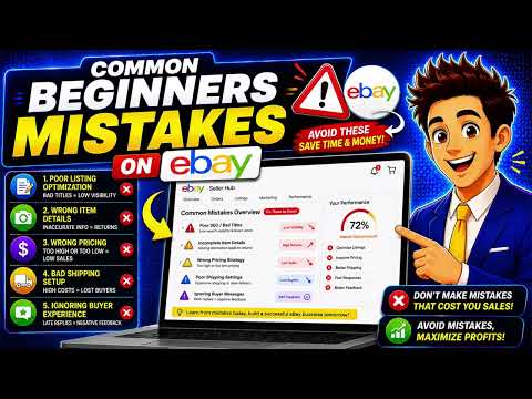 Common Beginner Mistakes on eBay | Avoid These eBay Selling Errors | Learn with Moiz