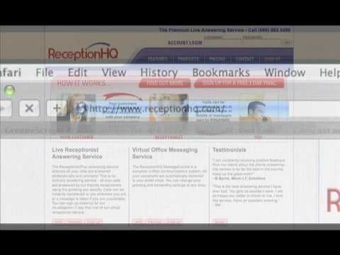 Answering service ReceptionHQ