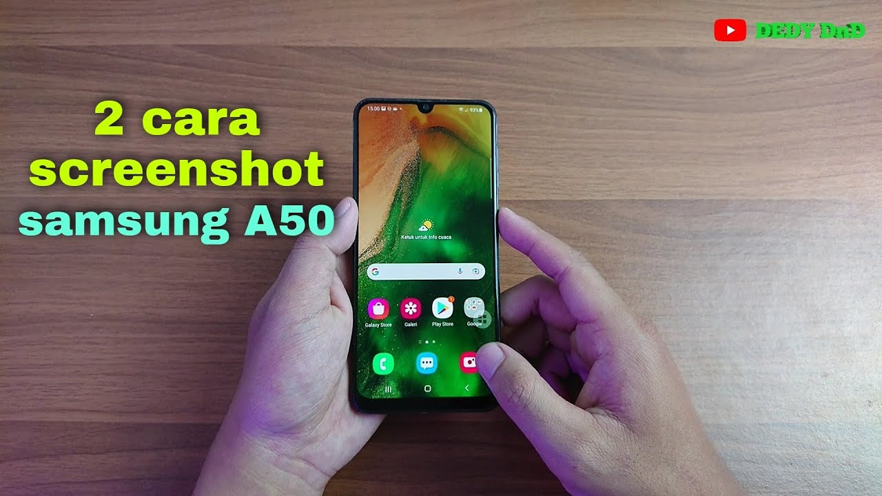 Cara Screenshot Samsung A50 - YouTube