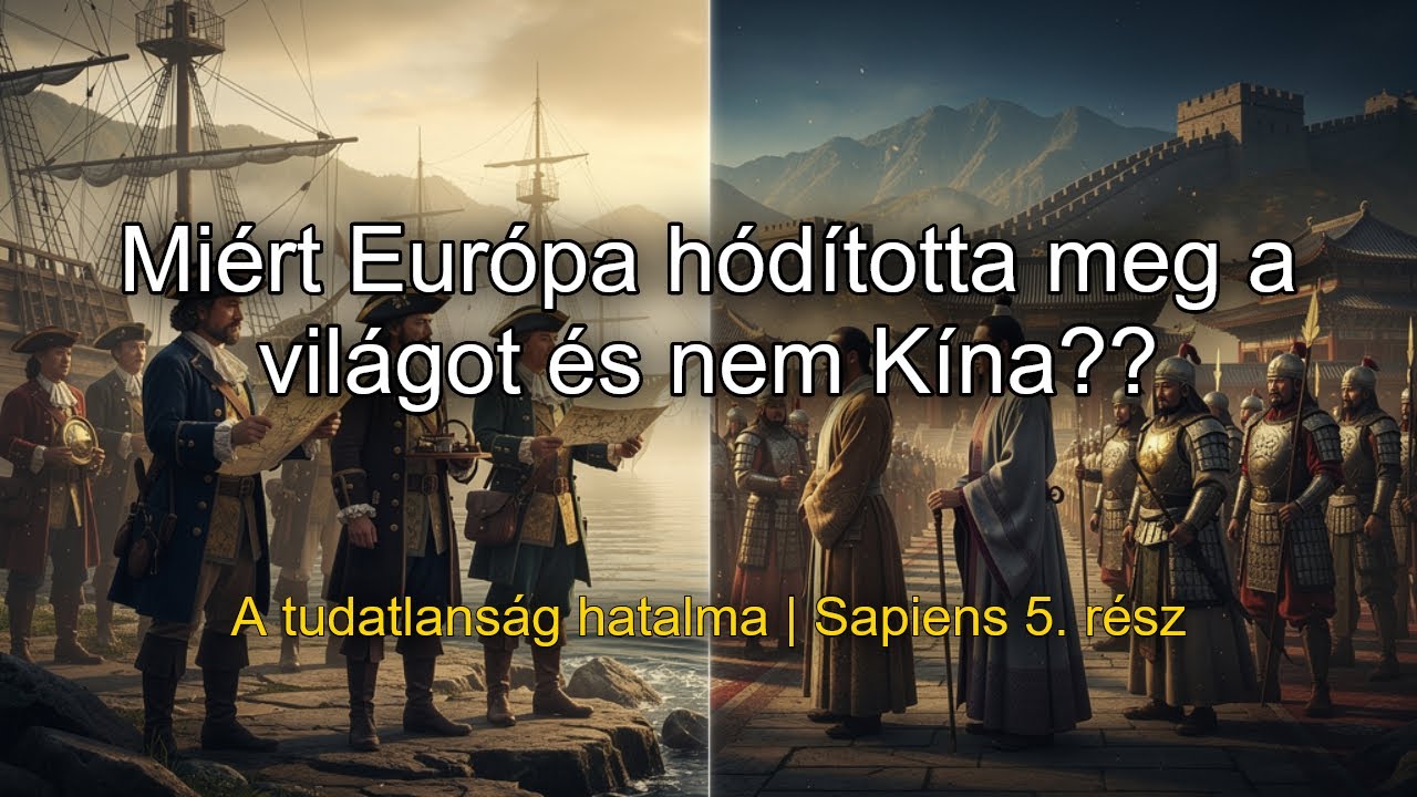 Miért Európa hódította meg a világot és nem Kína?? A tudatlanság hatalma | Sapiens 5. rész
