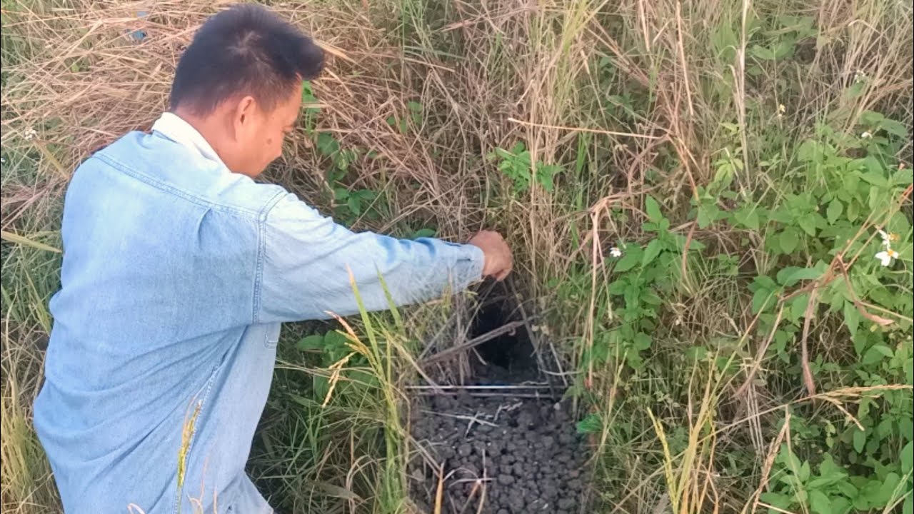 เอาอีกแล้วดักกับฟ้าผ่าขวางปากรูเจอตัวใหญ่เกือบเอาไม่อยู่