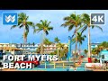 [4K] Fort Myers Beach Florida UPDATE 2023 Walking Tour - Months After Hurricane Ian 🎧