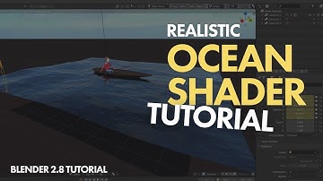 Realistic OCEAN SHADER BLENDER TUTORIAL