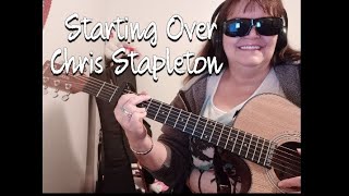 Video voorbeeld van "Starting Over - Chris Stapleton Guitar Cover by Julie #music #fun #guitar"