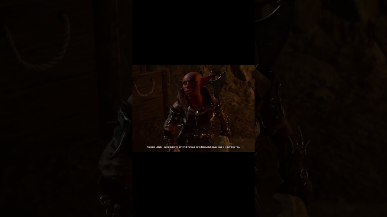 Goblin Warrior Clack has never seen a Githyanki 