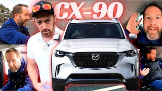 2024 Mazda CX-90: ADULT TESTING OF 3 SEATING ROWS, RANDOM DISCOVERIES