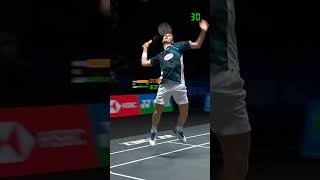 Longest rally! (62 shots) Anthony S. Ginting vs Viktor Axelsen | All England Open 2024 MS QF #shorts